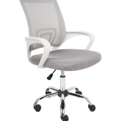 Beliani SOLID - Bureaustoel - Grijs - Polyester