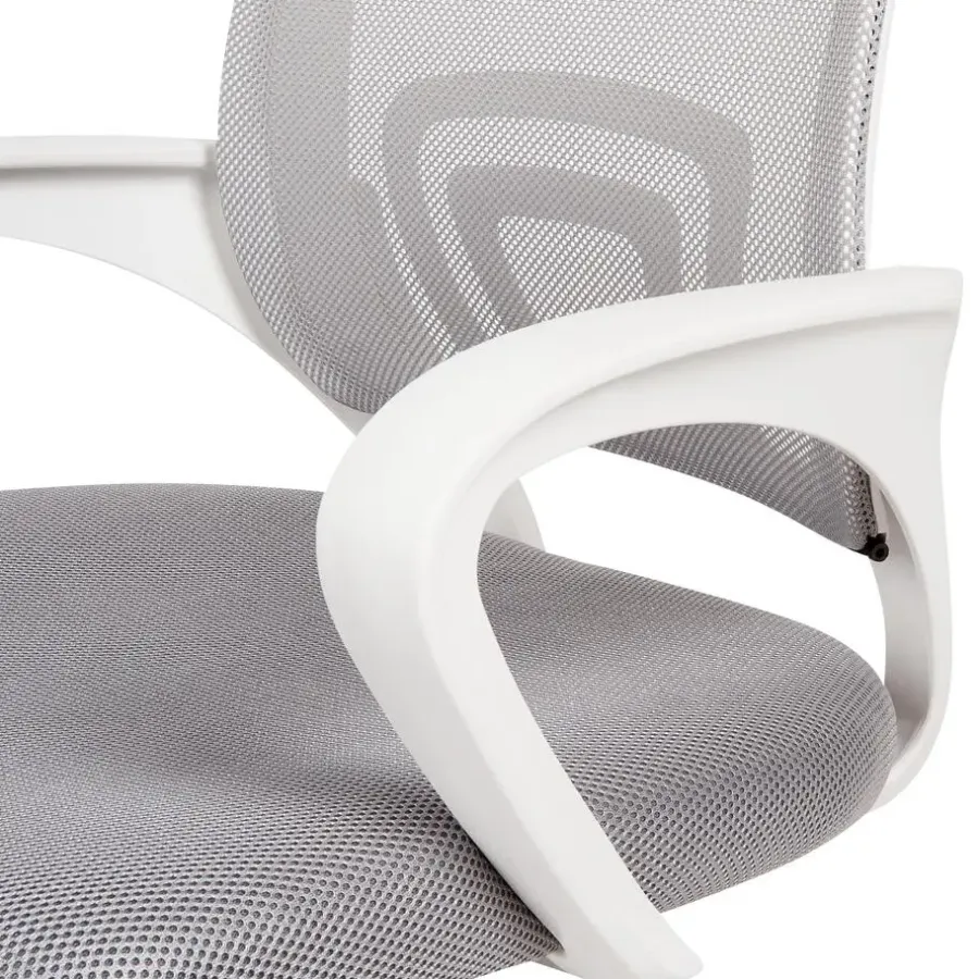 Beliani SOLID - Bureaustoel - Grijs - Polyester