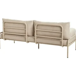 Leen Bakker SOLOFRA - Tuinbank 2-zits - Beige - Aluminium