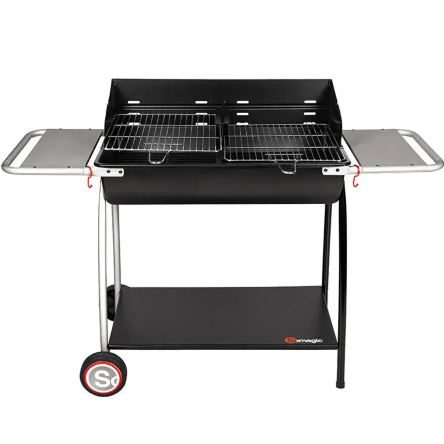 Leen Bakker Somagic Barbecue - Zwart - 133 x 53 x 94cm