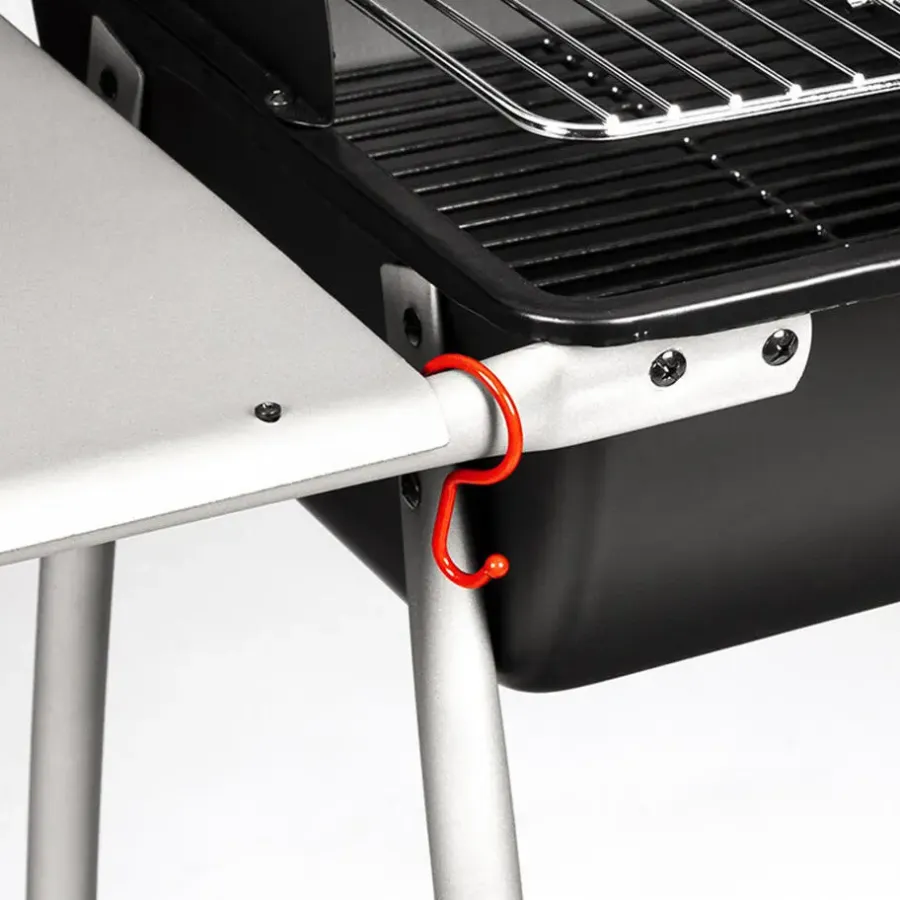 Leen Bakker Somagic Barbecue - Zwart - 133 x 53 x 94cm