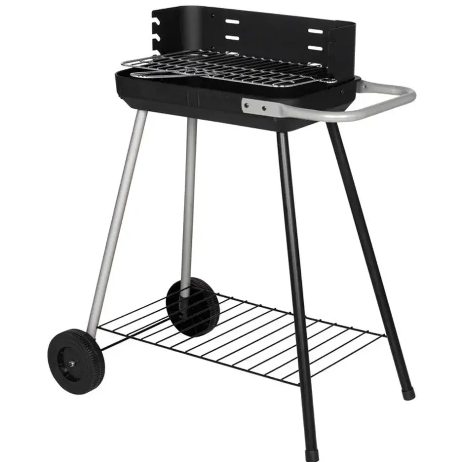 Barbecues En Accessoires-Leen Bakker Somagic Barbecue - Zwart - 62 x 37 x 67.5cm