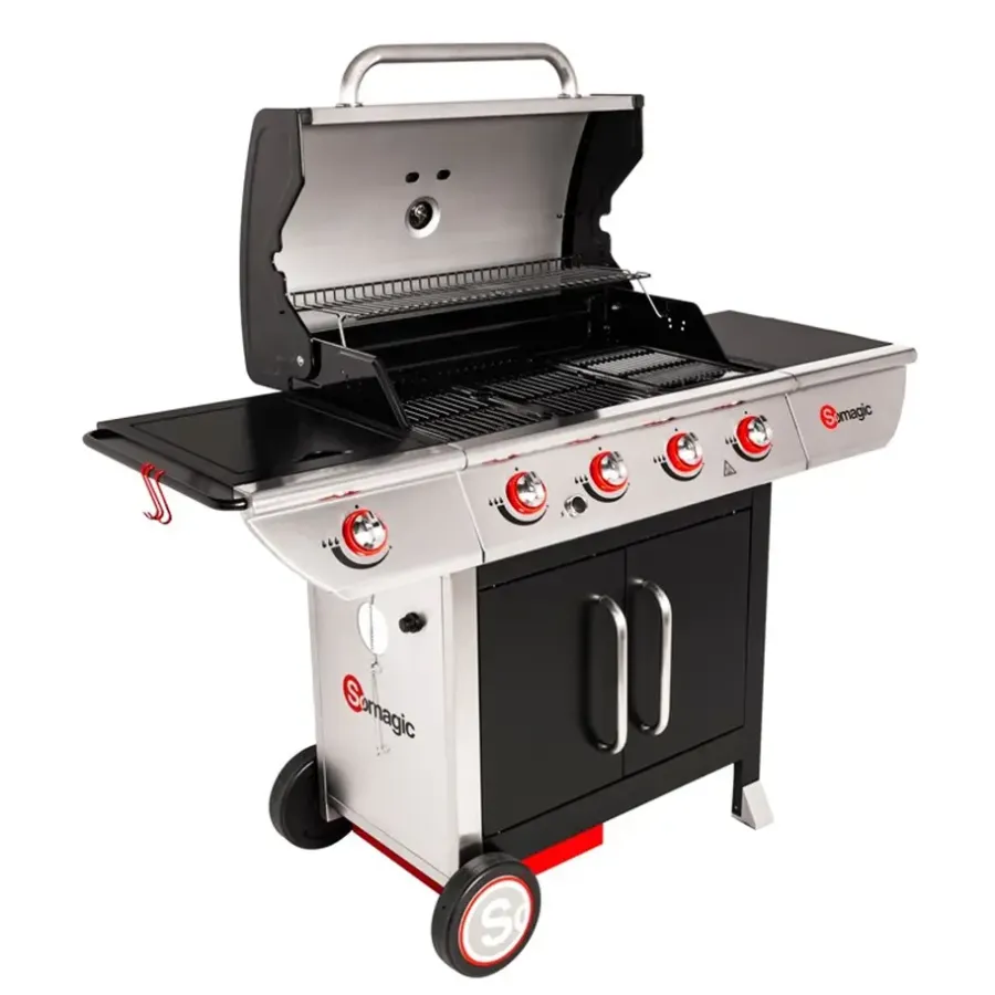 Somagic Barbecue MANHATTAN 400GPI - Zwart - Staal