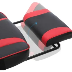 Songmics Ergonomische bureaustoel Zwart/Rood - 150 kg