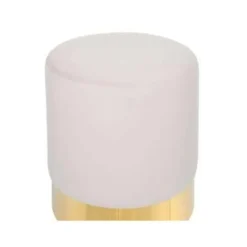 Poefen-Beliani SOPHIA - Poef - Roze - 39 cm - Fluweel