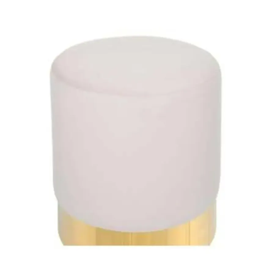 Poefen-Beliani SOPHIA - Poef - Roze - 39 cm - Fluweel