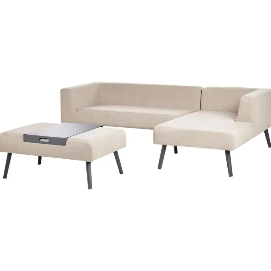 Leen Bakker SORRIVOLI - Loungeset 4-zits - Beige - Olefine