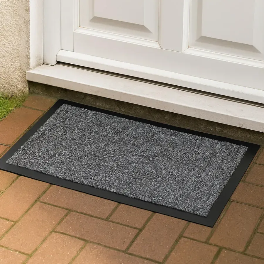 Sorx Deurmat - PVC - antraciet - inloopmat - 60 x 40 cm