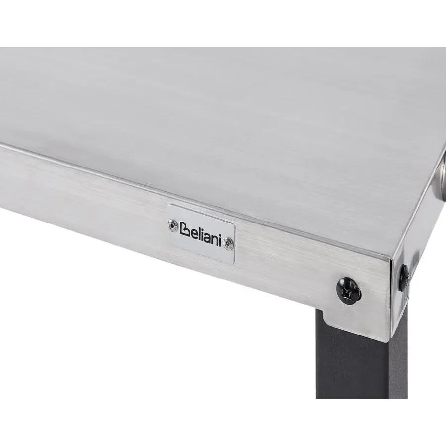 Barbecues En Accessoires-Beliani SPIAZZI - Keukentrolley - Zwart - Staal