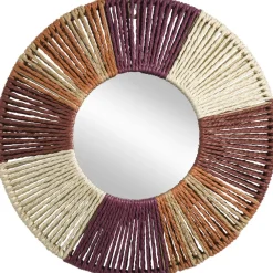 Leen Bakker Spiegel Fes - multikleur - Ø40 cm