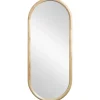 Leen Bakker Spiegel Malmo naturel hout - 70x30 cm