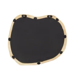 Giga Meubel Spiegel Organisch Naturel Mangohout - 67x57x4cm - Eef