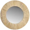 Leen Bakker Spiegel Sem - naturel - Ø50 cm
