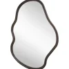 Leen Bakker Spiegel Wenen bruin MDF - 70x40 cm