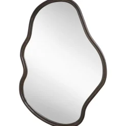 Leen Bakker Spiegel Wenen bruin MDF - 70x40 cm