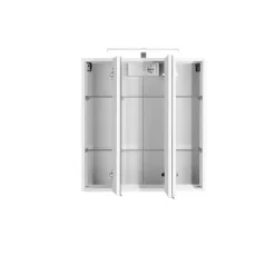 Spiegelkasten-Held Spiegelkast Bobbi 60cm model 2 3 deuren & ledverlichting - wit
