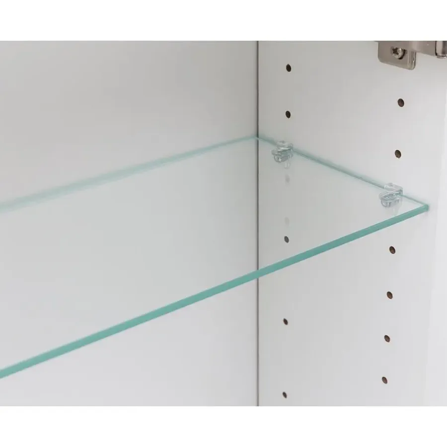 Spiegelkasten-Held Spiegelkast Bobbi 60cm model 2 3 deuren & ledverlichting - wit