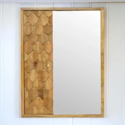 Artisan Furniture Spiegelkast met Houtsnijwerk