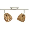 Spots-Leen Bakker 2-spot Ilva - naturel - 26x9,5x37 cm