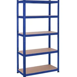 Songmics Stalen stellingkast met 5 etages, 875 KG, 40x90x180cm, blauw