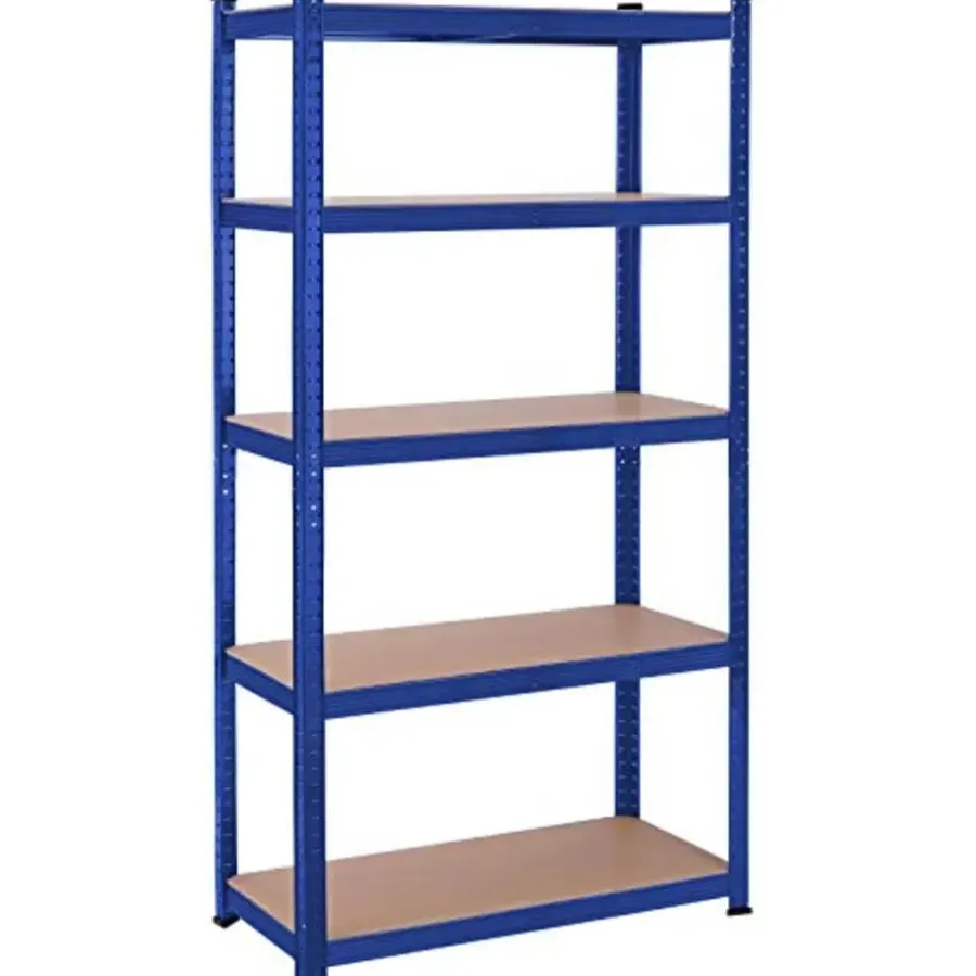 Songmics Stalen stellingkast met 5 etages, 875 KG, 40x90x180cm, blauw
