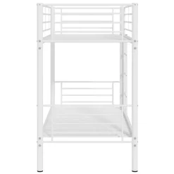Emob Exclusive Stapelbed Dixie 90x200cm - metaal - mat wit