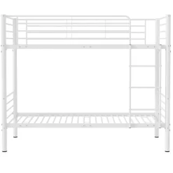 Emob Exclusive Stapelbed Dixie 90x200cm - metaal - mat wit