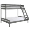 Vipack Stapelbed Triple 3-persoons hout - grijs