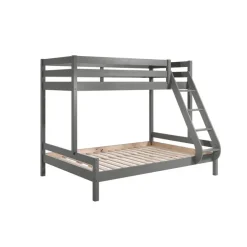 Vipack Stapelbed Triple 3-persoons hout - grijs