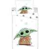 Kinderdekbedovertrekken-Star Wars Dekbedovertrek Baby Yoda - Eenpersoons - 140 x 200 cm - Katoen