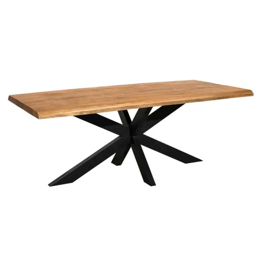 Starfurn - Boomstamtafel Denver - Bruin - 100x240x76 cm
