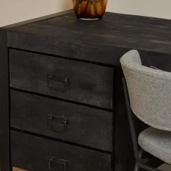 StarFurn - Bureau Boaz 145 cm - zwart