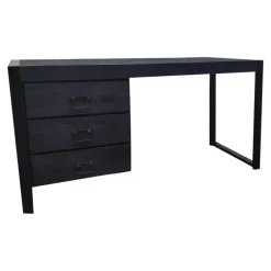 StarFurn - Bureau Boaz 145 cm - zwart