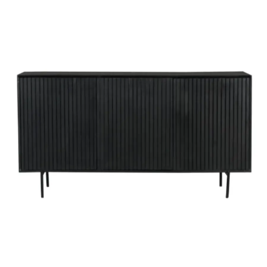 Dressoirs-StarFurn - Dressoir Madison 165 cm - zwart