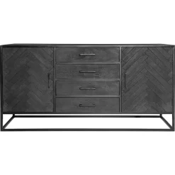 Dressoirs-StarFurn - Dressoir New York - 165 cm - zwart