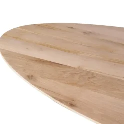 Ovale Eettafels-Starfurn - Eettafel Ferris - Bruin - 110x240x76 cm