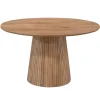 Houten Eettafels|Ronde Eettafels-Starfurn - Eettafel Lana - Bruin - 150x150x76 cm