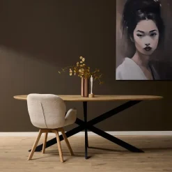Starfurn - Eettafel Lou - Bruin - 130x280x76 cm