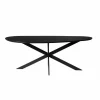 Starfurn - Eettafel Lou - Zwart - 110x240x76 cm