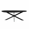 Starfurn - Eettafel Lou - Zwart - 98x210x76 cm