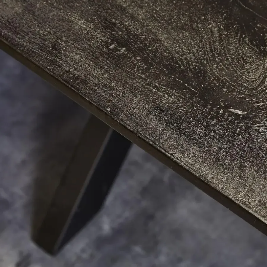 Rechthoekige Eettafels|Houten Eettafels-StarFurn - Eettafel New York 160 cm rechthoek
