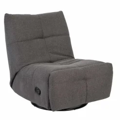 Fauteuils-Starfurn - Fauteuil Lazy - Grijs - 103x82x96 cm
