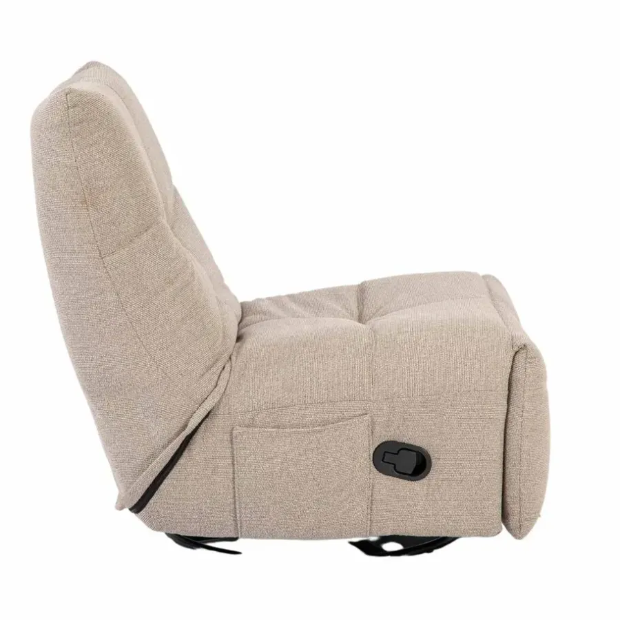 Fauteuils-Starfurn - Fauteuil Lazy - Bruin - 103x82x96 cm