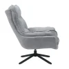 Fauteuils-Starfurn - Fauteuil Vera - Grijs - 83x115x59 cm