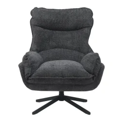 Fauteuils-Starfurn - Fauteuil Vera - Grijs - 83x115x59 cm