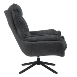 Fauteuils-Starfurn - Fauteuil Vera - Grijs - 83x115x59 cm