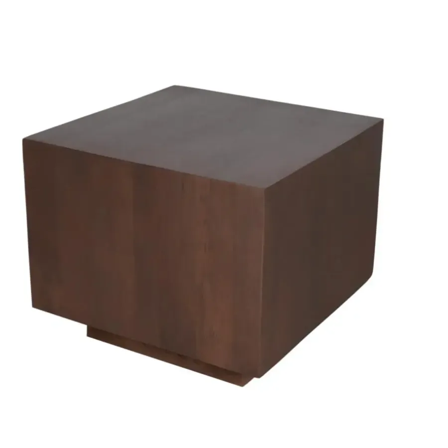 Salontafels-StarFurn - Livia vierkante salontafel - 56 cm - walnoot