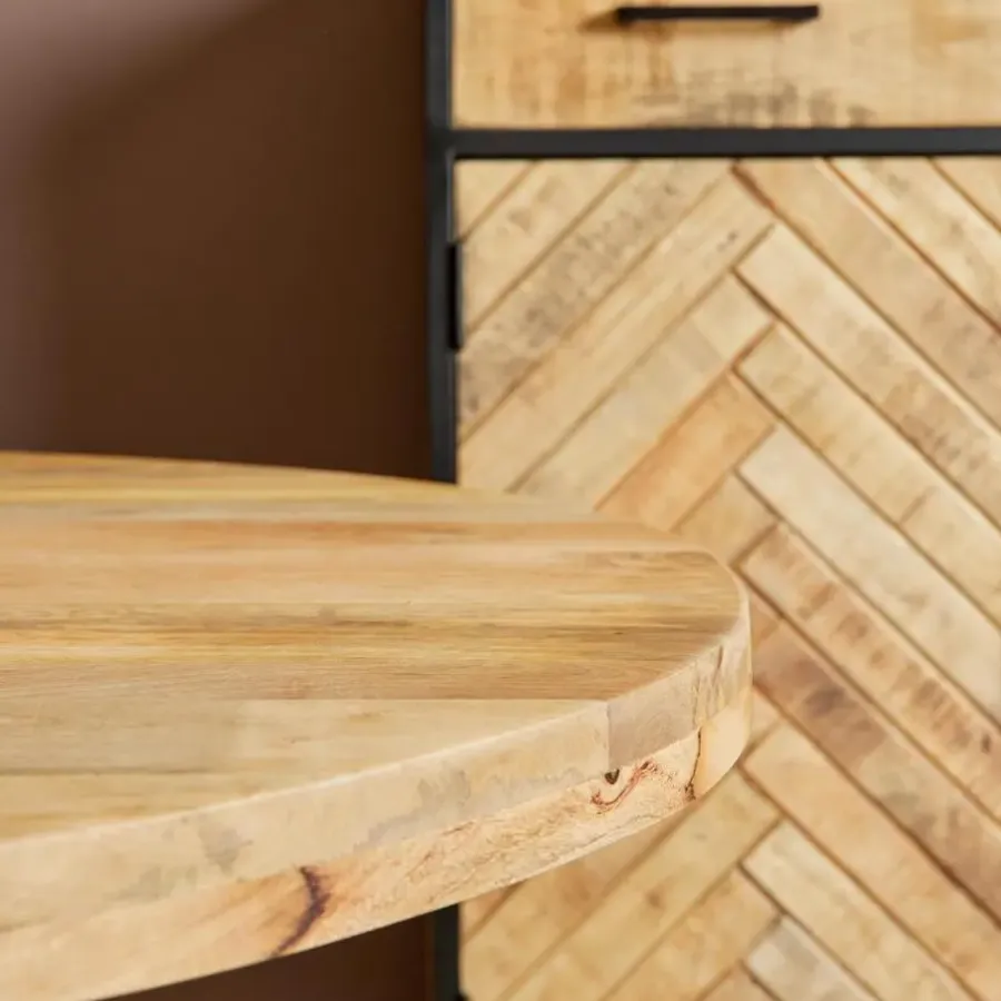 StarFurn - Ovale eettafel Denver - 160 cm - naturel