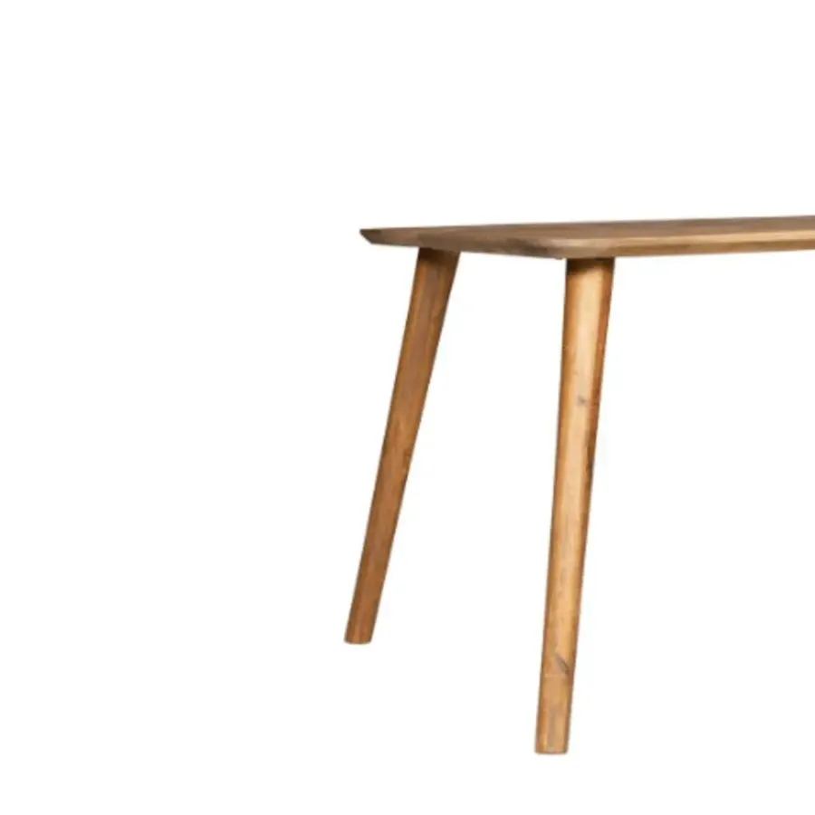 Rechthoekige Eettafels|Houten Eettafels-StarFurn - Rechthoekige eettafel Omaha - 200 cm - naturel