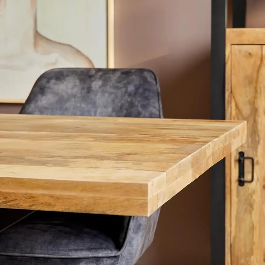 StarFurn - Rechthoekige eettafel Denver - 180 cm - naturel